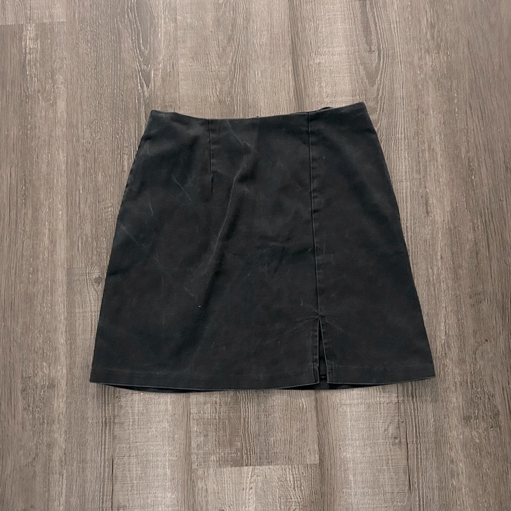 vintage black mini skirt